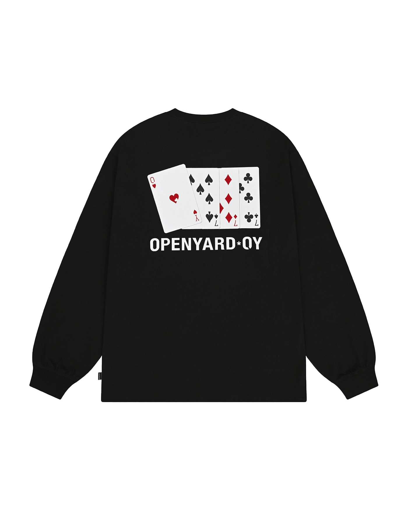 ★OY★TRUMP CARD LONG SLEEVE - BLACK★正規品/韓国直送料込 OY TRUMP CARD LONG SLEEVE